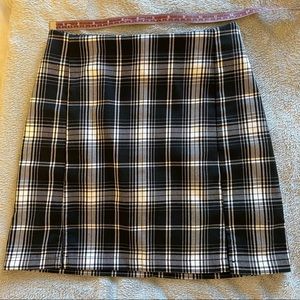 Brandy Melville Plaid Cara Skirt